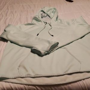 Mint green under armor hoodie size large